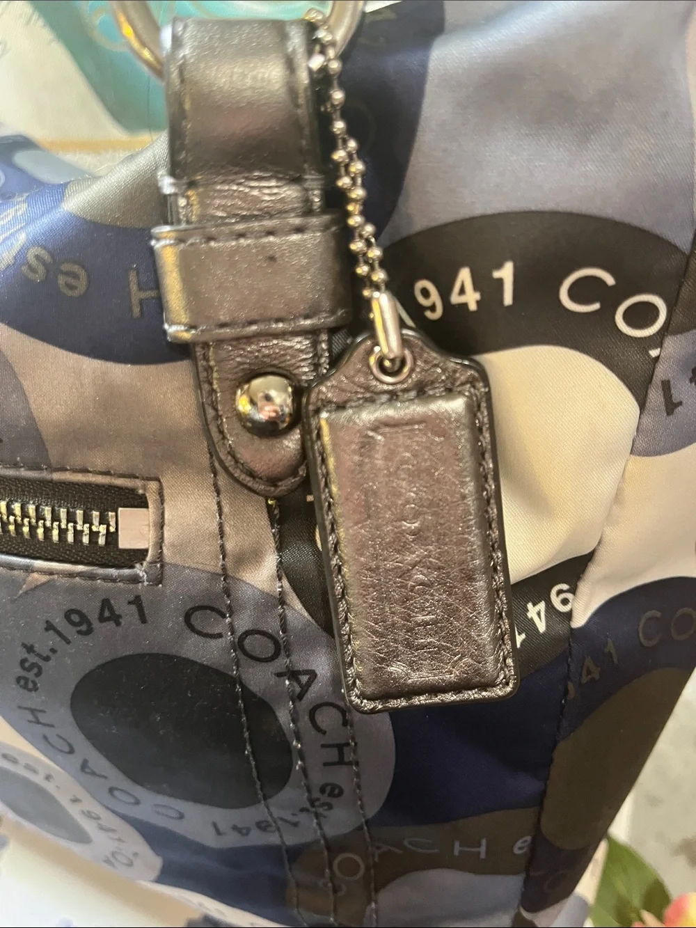 Coach Poppy Circle Print Shoulder Bag crossbody/shoulder bag